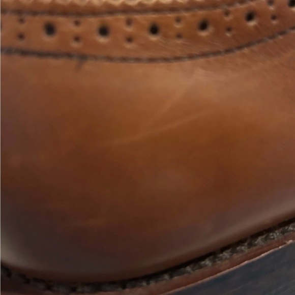 Allen Edmonds 7D Cornwallis Chestnut Brown Oxford Derby Leather Shoes - Picture 11 of 16